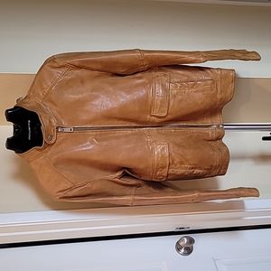 Zara Men 100% Sheep Leather Jacket- XL